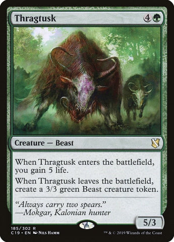 Image for Thragtusk (185) [Commander 2019]