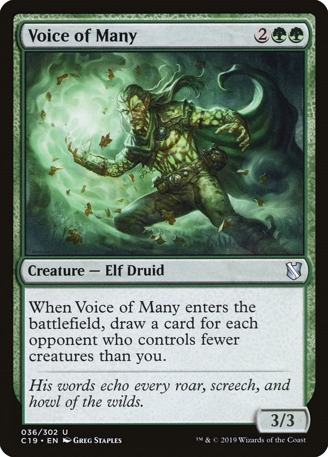 Image for Voice of Many (36) [Commander 2019]