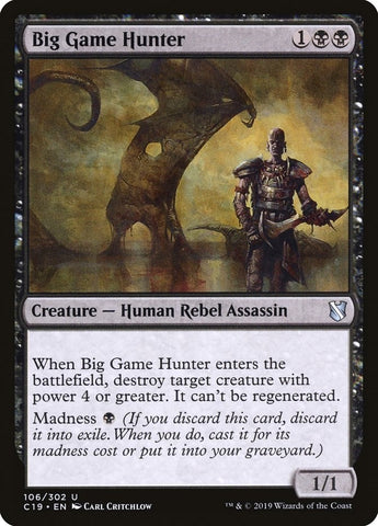 Image for Big Game Hunter (106) [Commander 2019]