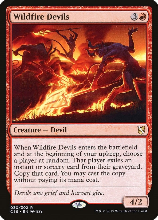 Image for Wildfire Devils (30) [Commander 2019]