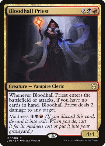 Image for Bloodhall Priest (188) [Commander 2019]