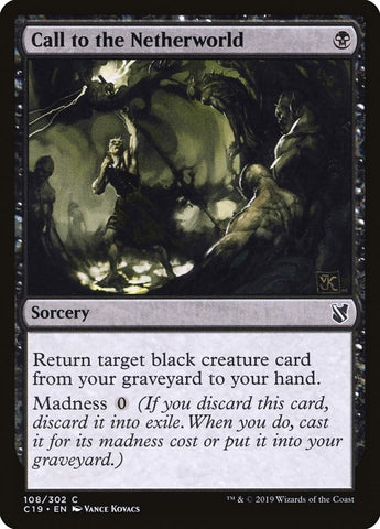 Image for Call to the Netherworld (108) [Commander 2019]