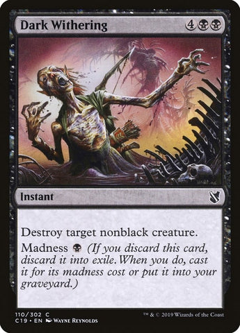 Image for Dark Withering (110) [Commander 2019]