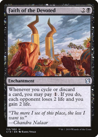 Image for Faith of the Devoted (112) [Commander 2019]