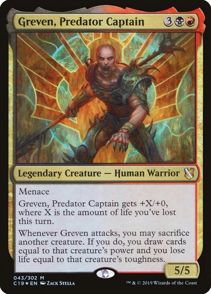 Image for Greven, Predator Captain (43) [Commander 2019]