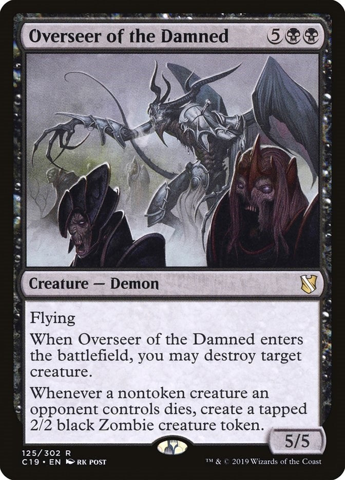 Image for Overseer of the Damned (125) [Commander 2019]