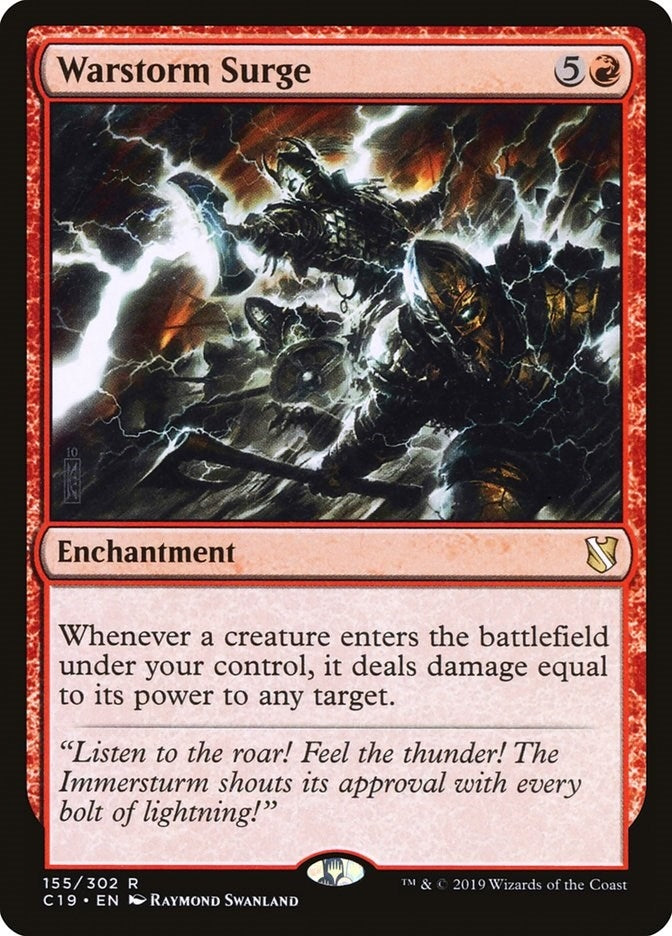 Image for Warstorm Surge (155) [Commander 2019]