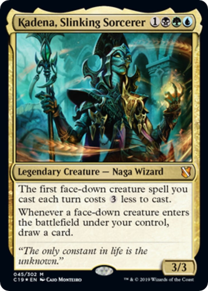 Image for Kadena, Slinking Sorcerer (Commander 2019) (45) [Oversize Cards]
