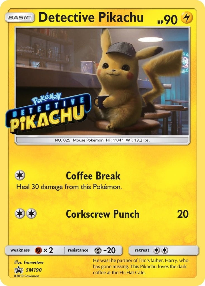 Image for Detective Pikachu - SM190 (Stamped) (SM190) [SM Promos]
