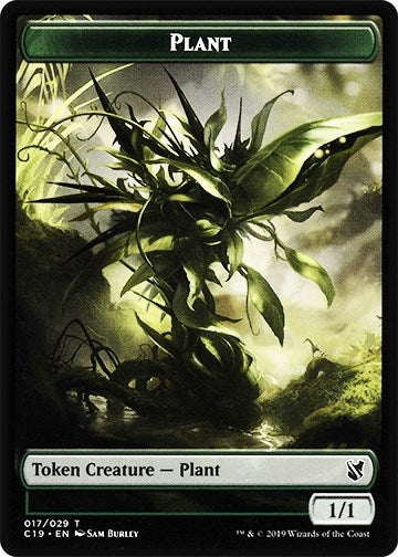 Image for Plant // Snake Double-Sided Token (17 // 20) [Commander 2019]