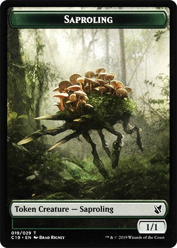 Image for Saproling // Morph Double-Sided Token (19 // 27) [Commander 2019]
