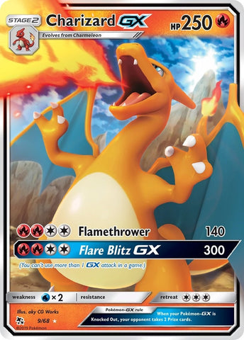 Image for Charizard GX (9/68) [Hidden Fates]