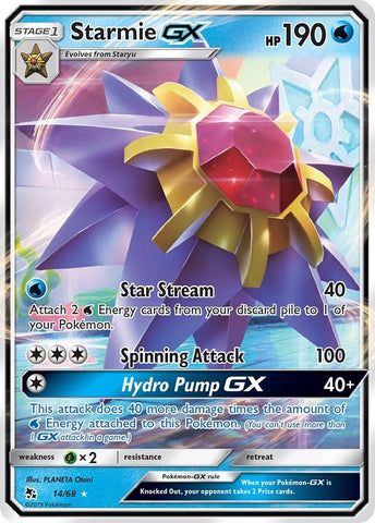 Image for Starmie GX (14/68) [Hidden Fates]