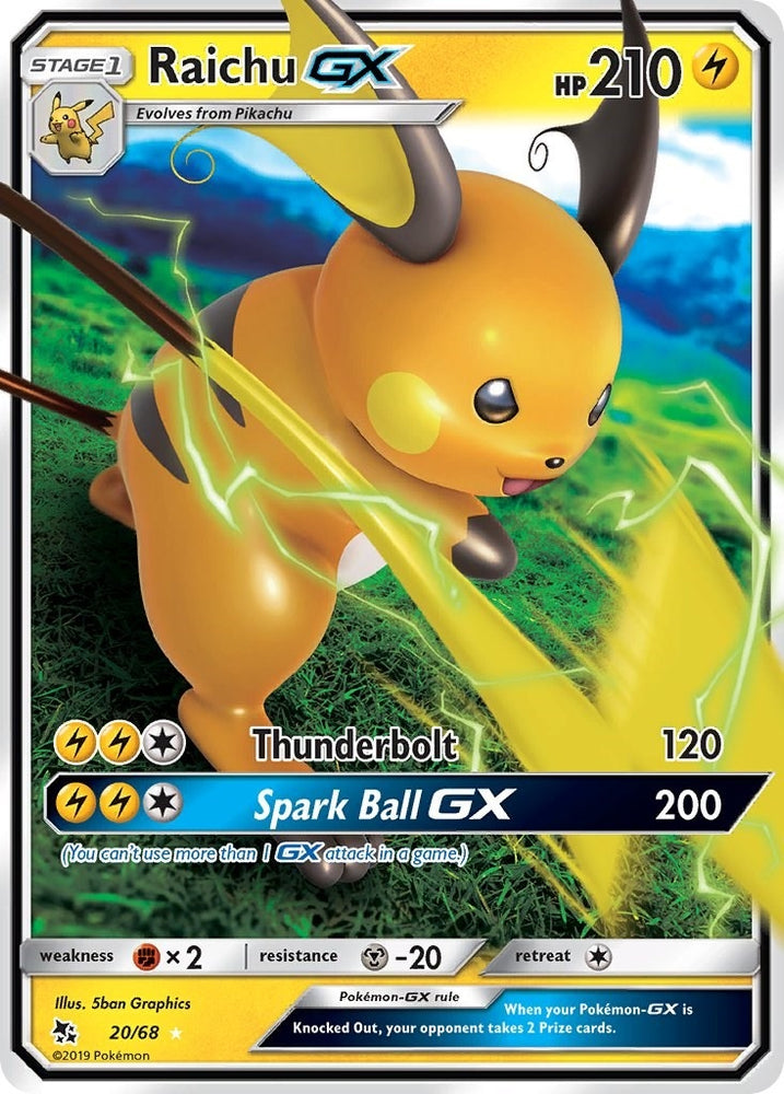 Image for Raichu GX (20/68) [Hidden Fates]