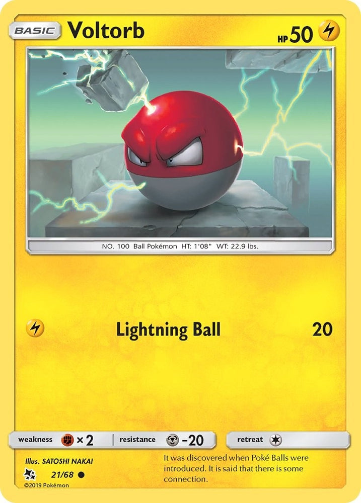 Image for Voltorb (21/68) [Hidden Fates]