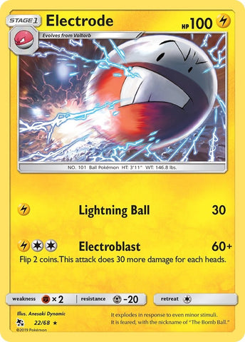 Image for Electrode (22/68) [Hidden Fates]