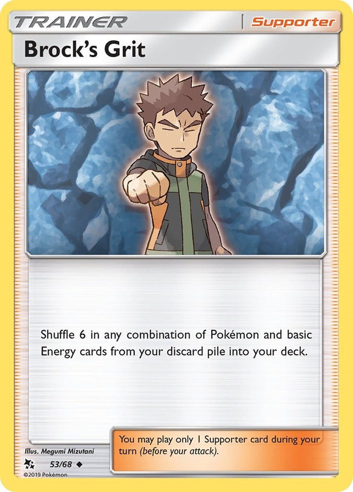 Image for Brock's Grit (53/68) [Hidden Fates]
