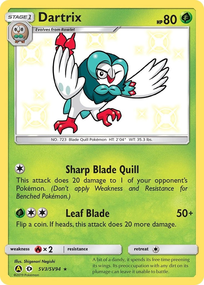 Image for Dartrix (SV3/SV94) [Hidden Fates: Shiny Vault]