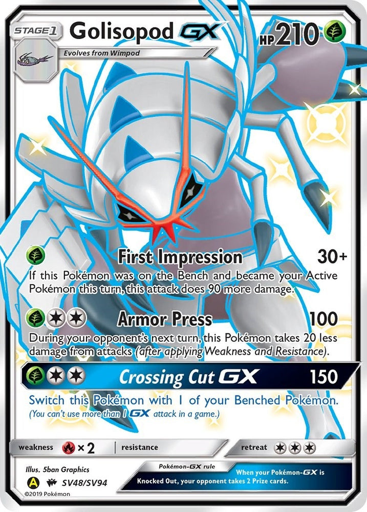 Image for Golisopod GX (SV48/SV94) [Hidden Fates: Shiny Vault]
