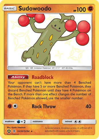 Image for Sudowoodo (SV20/SV94) [Hidden Fates: Shiny Vault]