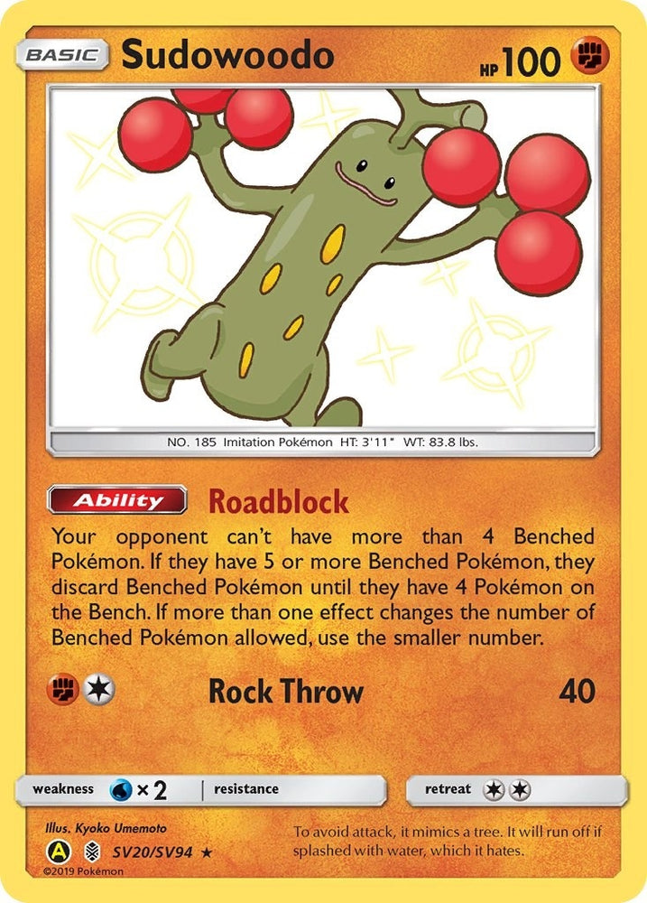 Image for Sudowoodo (SV20/SV94) - Pokemon
