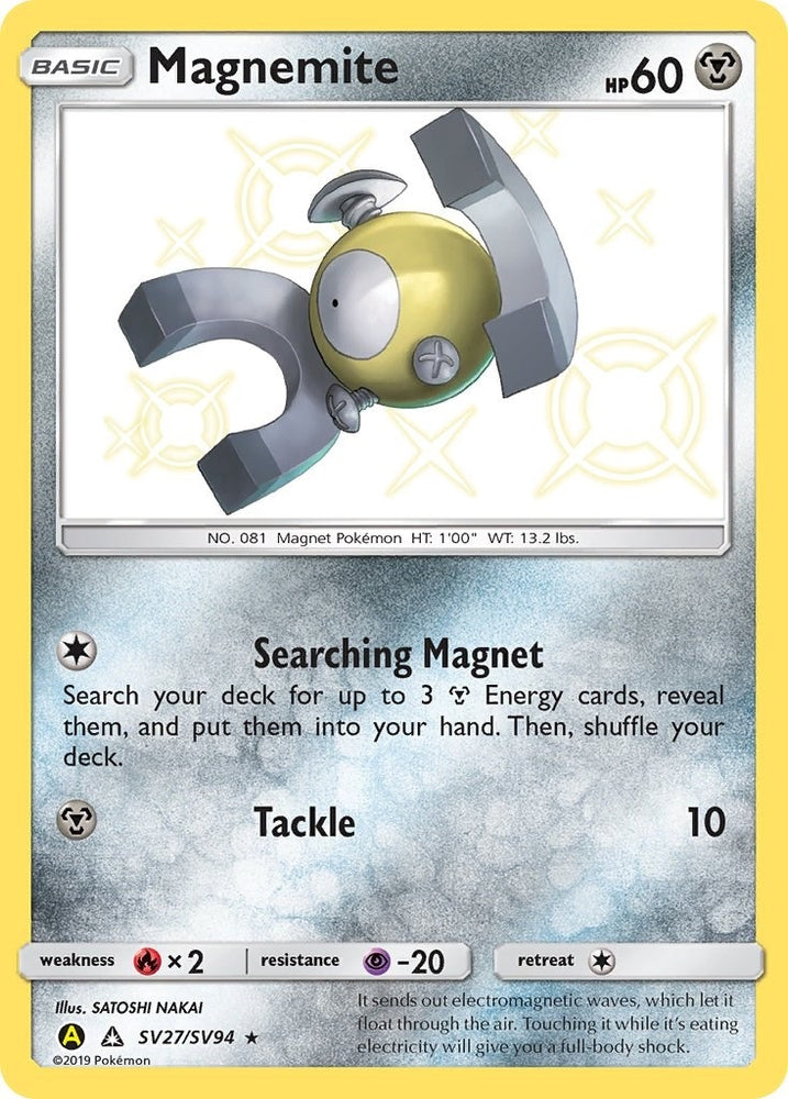 Image for Magnemite (SV27/SV94) [Hidden Fates: Shiny Vault]