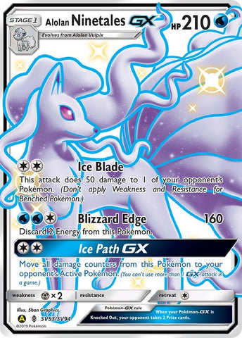 Image for Alolan Ninetales GX (SV53/SV94) [Hidden Fates: Shiny Vault]