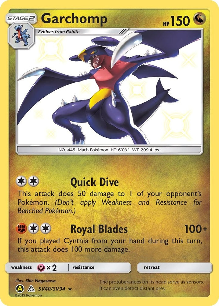 Image for Garchomp (SV40/SV94) [Hidden Fates: Shiny Vault]