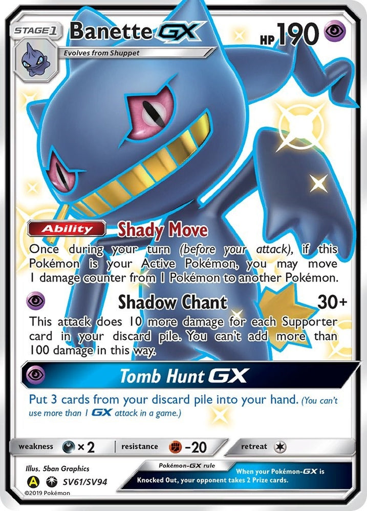 Image for Banette GX (SV61/SV94) [Hidden Fates: Shiny Vault]