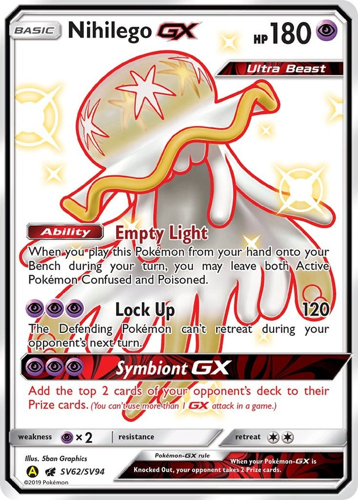 Image for Nihilego GX (SV62/SV94) [Hidden Fates: Shiny Vault]