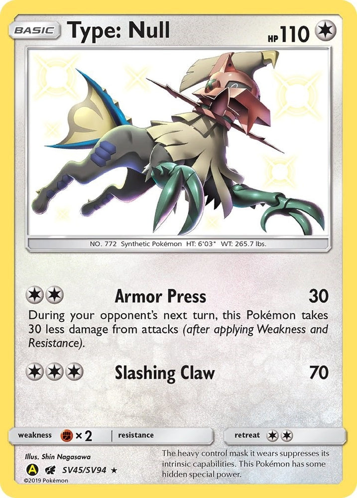 Image for Type: Null (SV45/SV94) [Hidden Fates: Shiny Vault]