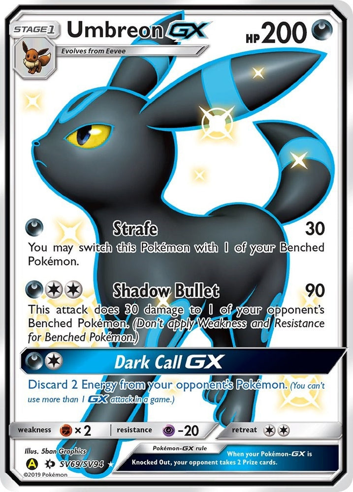 Umbreon GX (SV69/SV94) (Hidden Fates: Shiny Vault)