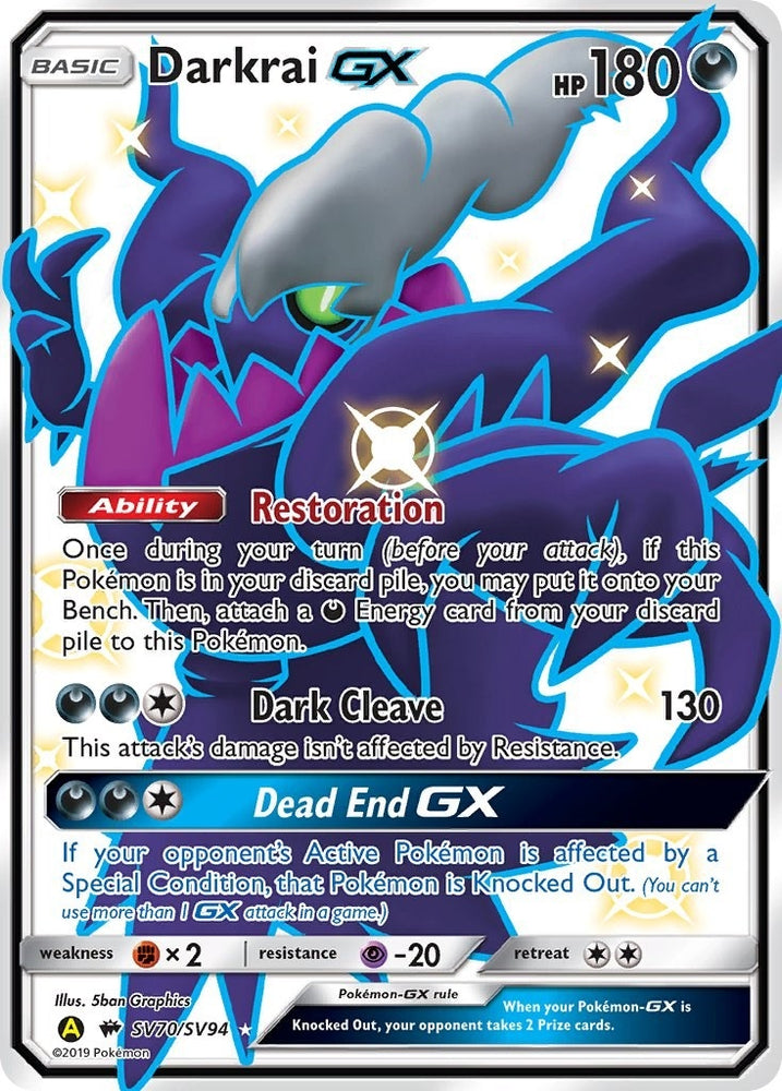 Image for Darkrai GX (SV70/SV94) [Hidden Fates: Shiny Vault]
