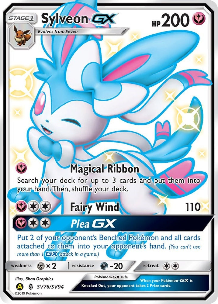 Sylveon GX (SV76/SV94) (Hidden Fates: Shiny Vault)