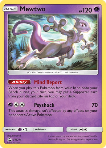 Image for Mewtwo - SM214 (SM214) [SM Promos]