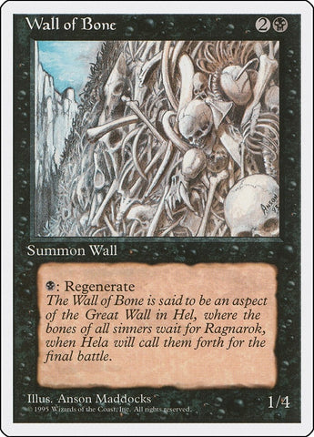 Image for Wall of Bone [Fourth Edition]