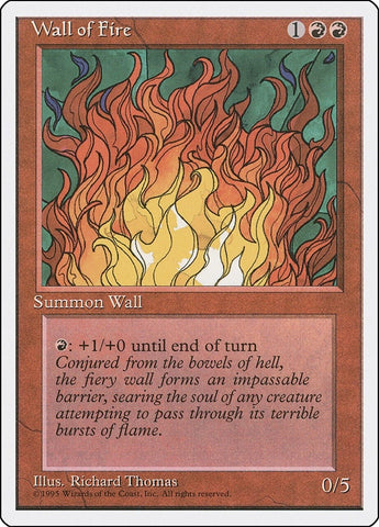 Image for Wall of Fire - Magic: The Gathering