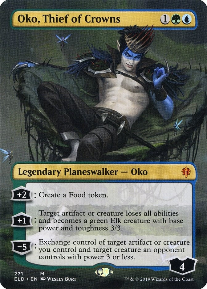 Image for Oko, Thief of Crowns (Borderless) (271) [Throne of Eldraine]