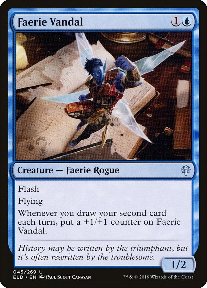 Image for Faerie Vandal (45) [Throne of Eldraine]