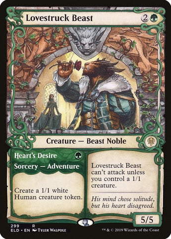 Image for Lovestruck Beast (Showcase) (299) [Throne of Eldraine]
