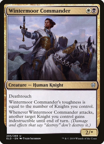 Image for Wintermoor Commander (205) [Throne of Eldraine]