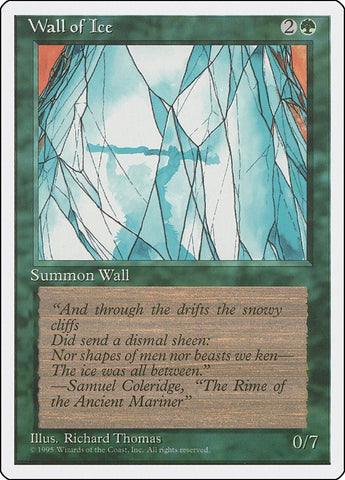 Image for Wall of Ice - Magic: The Gathering