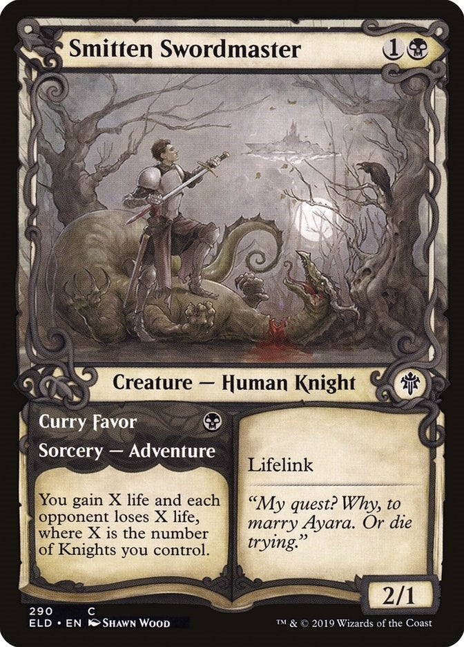 Image for Smitten Swordmaster (Showcase) (290) [Throne of Eldraine]