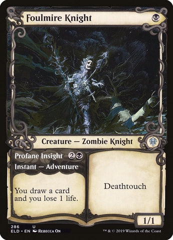 Image for Foulmire Knight (Showcase) (286) [Throne of Eldraine]