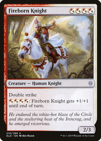 Image for Fireborn Knight (210) [Throne of Eldraine]
