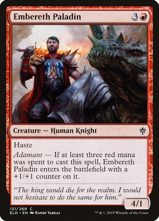 Image for Embereth Paladin (121) [Throne of Eldraine]