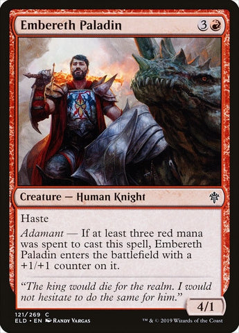Image for Embereth Paladin (121) [Throne of Eldraine]