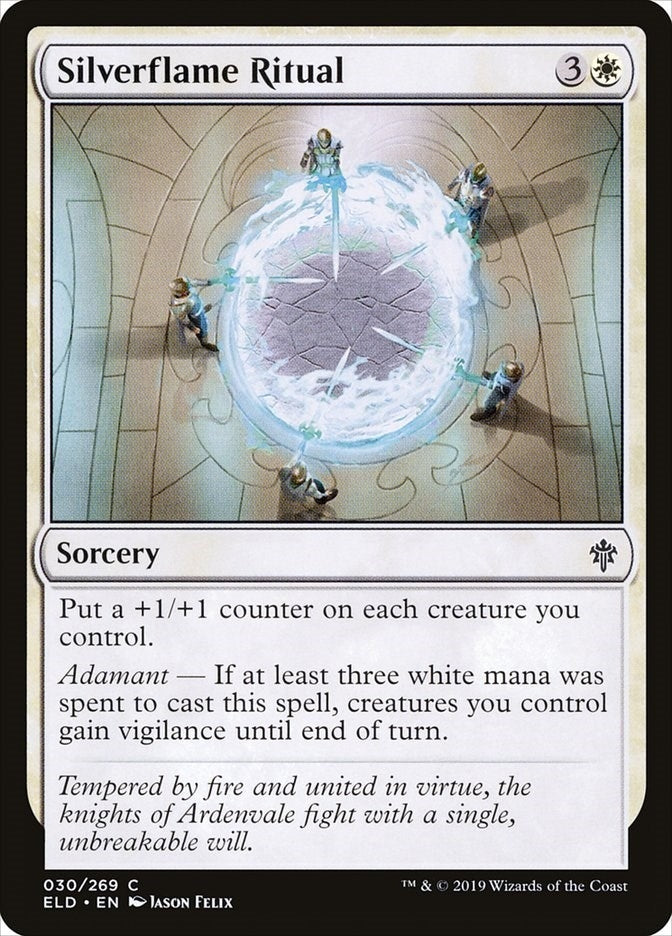 Image for Silverflame Ritual (30) [Throne of Eldraine]