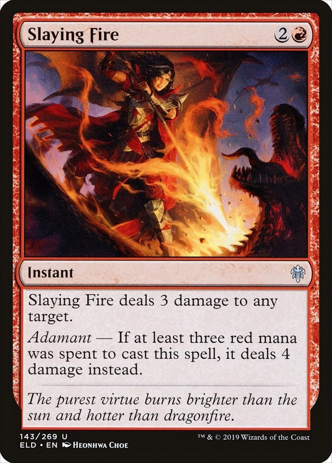 Image for Slaying Fire (143) [Throne of Eldraine]