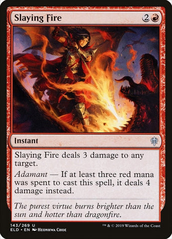 Image for Slaying Fire (143) [Throne of Eldraine]